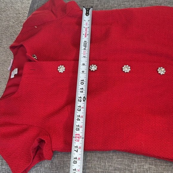 J.Crew Tweed dress with jewel buttons - Picture 10 of 11